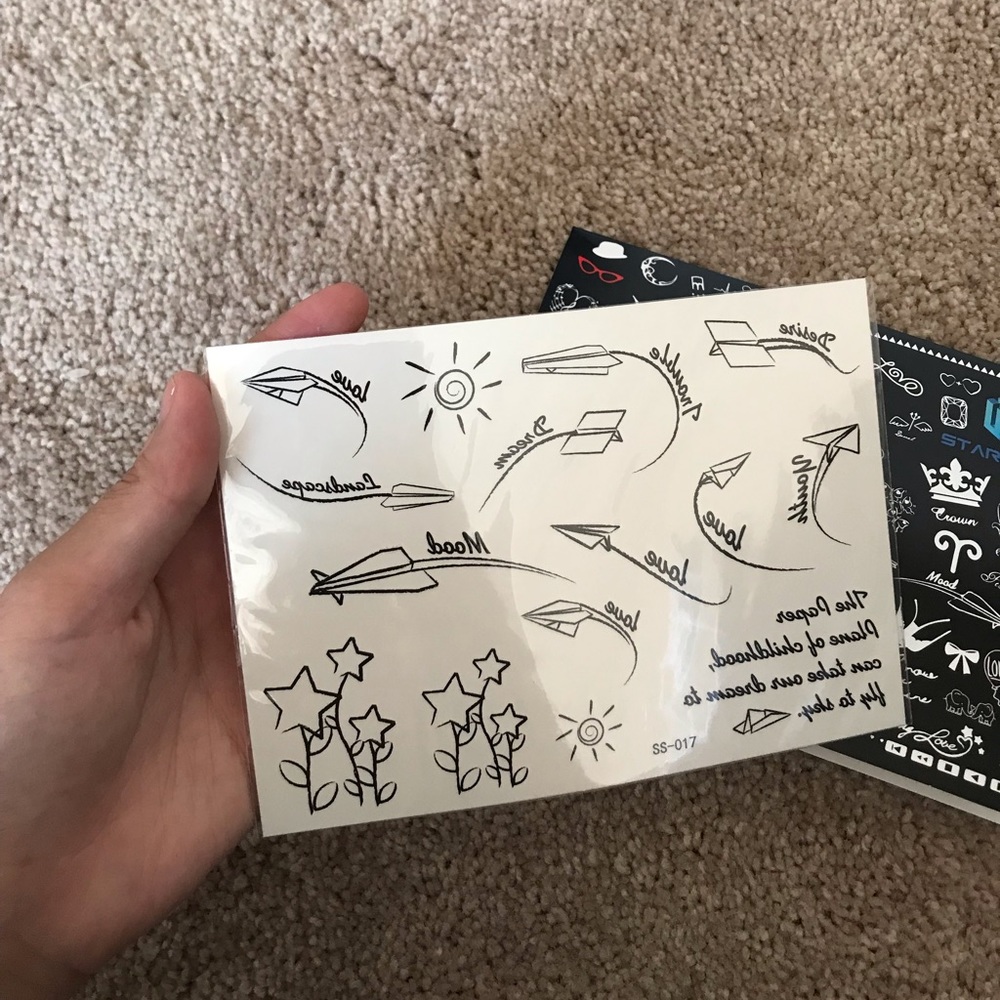 Constellation Pattern Tattoo Sticker - Picture 2 of 2
